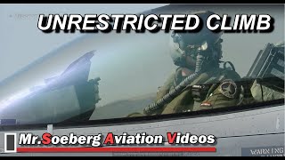 UNRESTRICTED CLIMB TESTFLIGHT of F16 Volkel DEPARTURE  ARRIVAL [upl. by Okiram67]