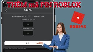 Cách thêm mã pin trong Roblox  Cách thiết lập mã PIN Roblox 2024 [upl. by Corrine366]