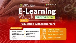 DAY FOUR OF THE ELEARNING WEEK 2023OBUASI [upl. by Yellah167]