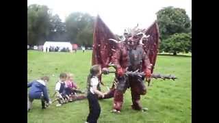 LARP Dragon dude Attacked by kids at the Gathering 09 [upl. by Sanborn713]