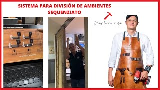 Sistema para división de ambientes Sequenziato [upl. by Eetnwahs768]