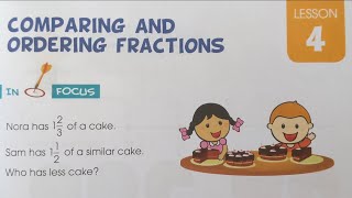 New Oxford Syllabus Primary Mathematics Book 4  Chapter 3 Fraction ordering fractions [upl. by Gschu]