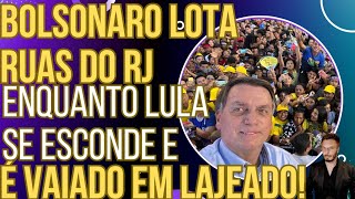 Bolsonaro atrai multidões na Região dos Lagos enquanto Lula é vaiado em Lajeado [upl. by Leemaj]