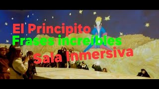 EL PRINCIPITO EN SALA INMERSIVA CON ASOMBROSAS FRASES [upl. by Nairda]