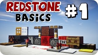 Leitungsbau  Redstone Basics 1  Minecraft DE [upl. by Repsac462]