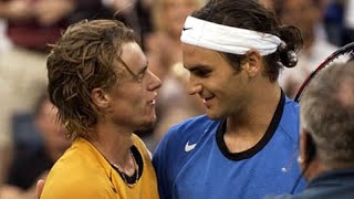 Roger Federer vs Lleyton Hewitt 2004 US Open Final Highlights [upl. by Weiser227]