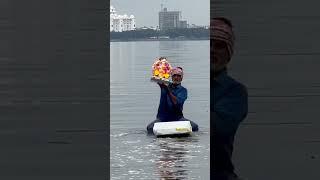 Ganesh Nimajjanam 2024  Tank bund  Hussain Sagar  Hyderabad ganeshnimarjanam ganeshvisarjan [upl. by Nnednarb]