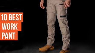 10 Best Work Pants for Construction amp Job Site [upl. by Leesa556]