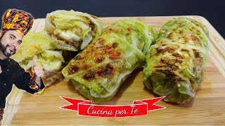 Involtini di Verza  Ricette Facili e Veloci [upl. by Huai]