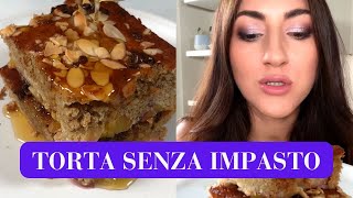 TORTA SENZA IMPASTO ALLE PESCHE  Ricette SENZA GLUTINE  DianaampAlessio [upl. by Yellas]