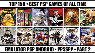 Top 150 Best PSP Games Of All Time  Best PSP Games  Emulator PSP Android  Part 2 [upl. by Harilda]