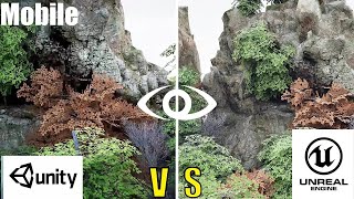 Unreal Engine 5 vs Unity 6 Graphics Comparison In 2024 Mobile [upl. by Rudich]