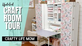 CRAFT ROOM TOUR  2023 Update to my Crafty Life Mom room [upl. by Uund]