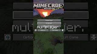 How to Join Minecraft Servers on Java Edition shorts [upl. by Etnaud737]