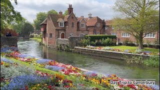 Day Trip to CANTERBURY 4K [upl. by Nnylhtak]