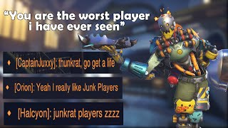 What Onetricking Junkrat In Grandmaster Looks Like 120 Overwatch 2 [upl. by Raseac]