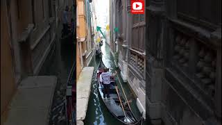 Explore Venices Secret Canals By Gondola Must See  Travel Vlog shorts [upl. by Ney]