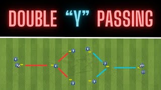 Double quotYquot Passing Drill  3 Variations  FootballSoccer [upl. by Janeta]