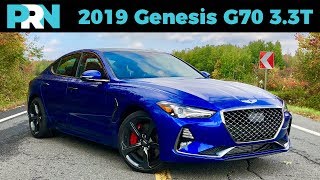 The Future of Luxury  2019 Genesis G70 33T Sport AWD Review [upl. by Dionis664]