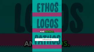 How to use Ethos Logos and Pathos 3 Persuasive Appeals shorts essay english learning study [upl. by Shel]