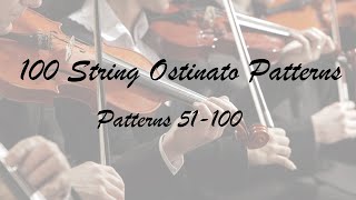 100 String Ostinato Patterns patterns 51100 [upl. by Libna]