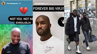 BURNABOY PAYS LAST RESPECT amp TRIBUTE TO LATE VIRGIL ABLOH [upl. by Greenland595]