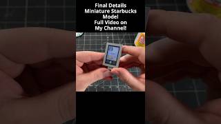 Build Dioramas for Beginners  Add Realistic Details to Starbucks Model miniature diorama diy [upl. by Butte768]