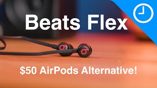 Beats Flex Unboxing amp Review The Best AirPods Alternative for 50 [upl. by Sonafets]