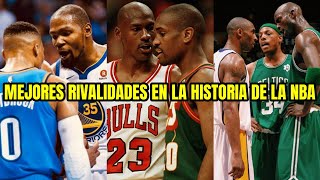 TOP 7 mejores RIVALIDADES en la HISTORIA de la NBA [upl. by Akiner]