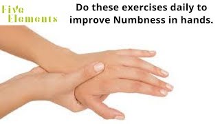 Do these exercises daily to improve Numbness in Hands [upl. by Keifer439]