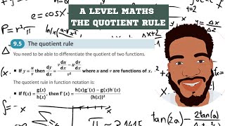 A Level Maths  Differentiation  The Quotient Rule  Edexcel IAL  C34  MathsWithDan [upl. by Yovonnda]