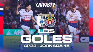 ¡LOS GOLES DEL TRIUNFO EN EL QUERÉTARO VS CHIVAS  APERTURA 2023 [upl. by Gabler114]