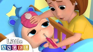 Baby Got Sick  Sick Song  Nursery Rhyme by Little Angel [upl. by Welcome]