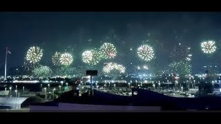 UAE National Day 2023 Fireworks  Abu Dhabi Corniche  10 minutes straight [upl. by Aihsat]