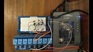 CONTROL DE INVERSION DE GIRO DE MOTOR EN LABVIEW CON NI MYRIO 6001 [upl. by Nat]