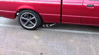 Ford Ranger 30 Exhaust  Flowmaster Super 44 Gutted Cats Slash Tips [upl. by Zoellick901]