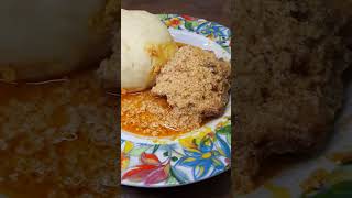 POUNDED YAM AND EGUSI SOUP [upl. by Mason]