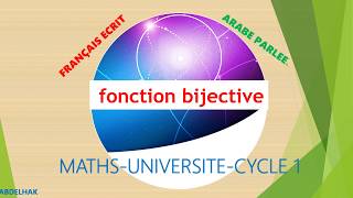 Fonction bijective  Bijection Fonction réciproque dune bijection [upl. by Glasgo910]