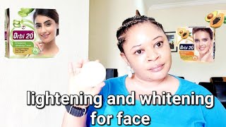 my HONEST REVIEW OF Orbi 20 Cucumber whitening and papaya Anti marks cream [upl. by Sverre]