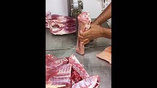 Ali butcher 2mutton cuts into mix Boti for display  meatlovers cuttingskills chilled meat neat [upl. by Primaveras]