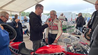 Classic Motorcycle Racing Mallory Park Bike Bonanza 7 July 2024 featuring Steve Baker [upl. by Chansoo769]