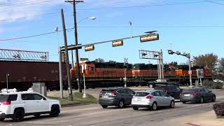 BNSF Switching duty along N Main St Duncanville part two 112823 GC [upl. by Fulmis]