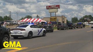 4 killed in Arkansas supermarket shooting [upl. by Fadiman]