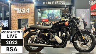 Motorcycle Live 2023 BSA 4K [upl. by Nnylirret]