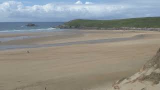 Crantock Beach Newquay Cornwall [upl. by Neilla]