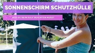 ☼ Sonnenschirm Schutzhülle – Das musst du wissen  GartenundFreizeit [upl. by Dnana]