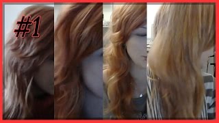 Haare von Rot auf Blond entfärben VLOG 1 [upl. by Kimitri]