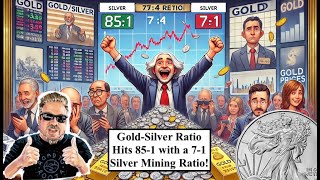 SILVER ALERT The GoldSilver Ratio is Broken at 851 Will RESET to 71 or BETTER Bix Weir [upl. by Eineeuq]