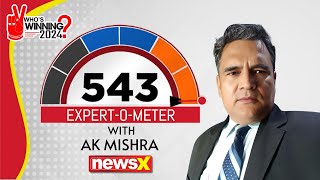 Whos Winning 2024  The ExpertOMeter  AK Mishra  NewsX [upl. by Arinaj]