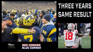 Three Years Same Result  Ohio State Loses to Michigan Jake Butt Reacts  Red Corner Blue Corner [upl. by Nnylrats]